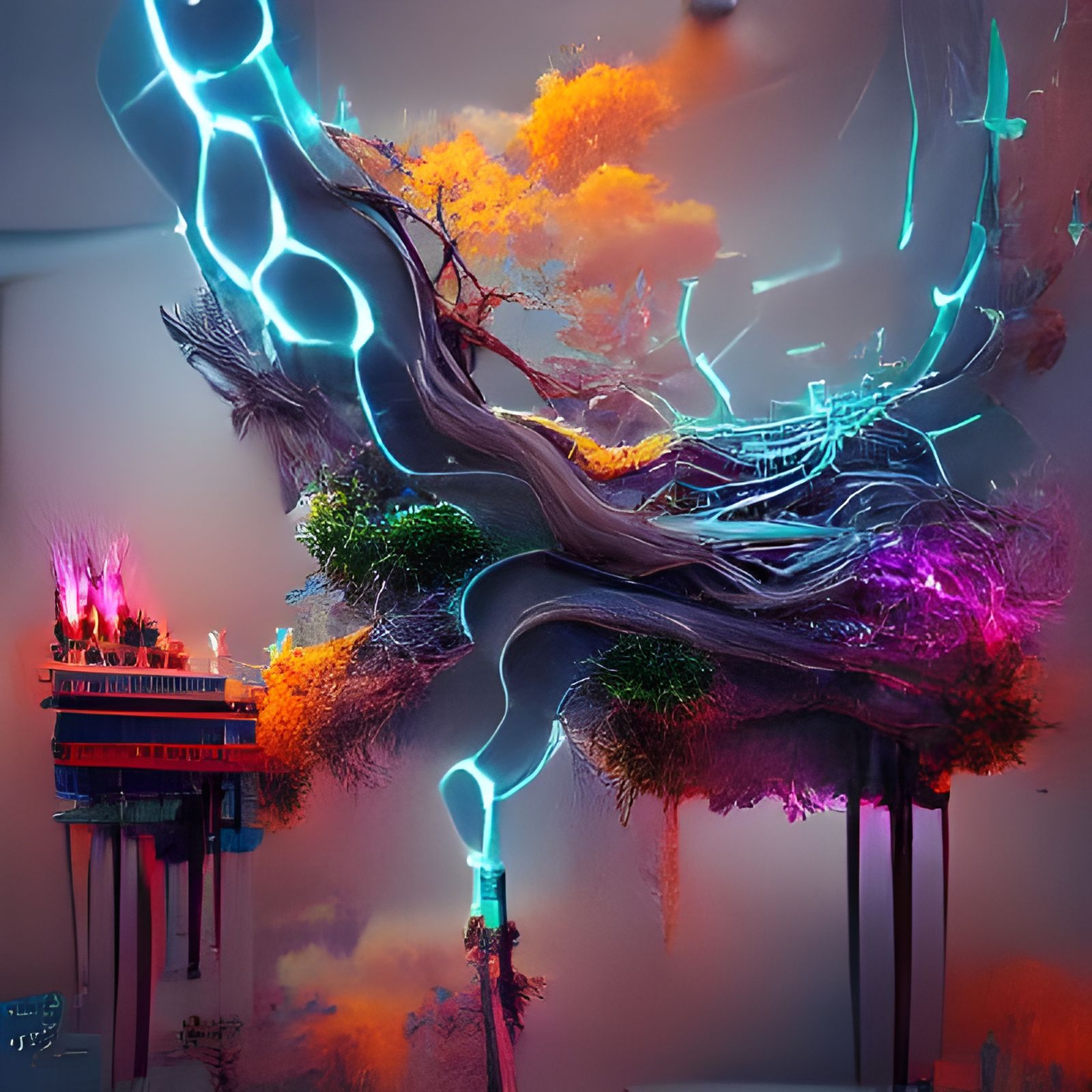 Electric tree I.