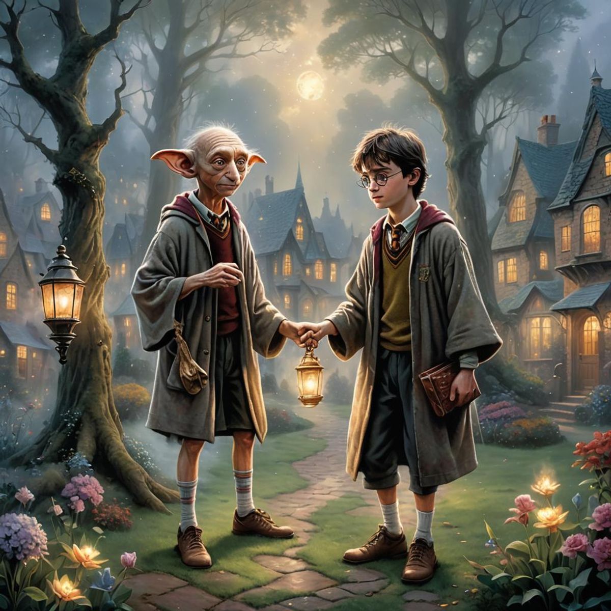 harry-potter-gave-dobby-a-sock-ai-generated-artwork-nightcafe-creator
