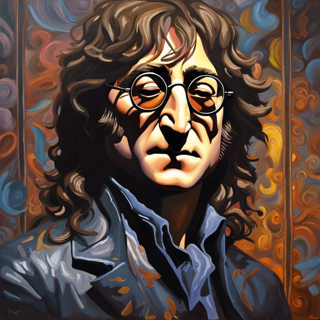 John Lennon - AI Generated Artwork - NightCafe Creator