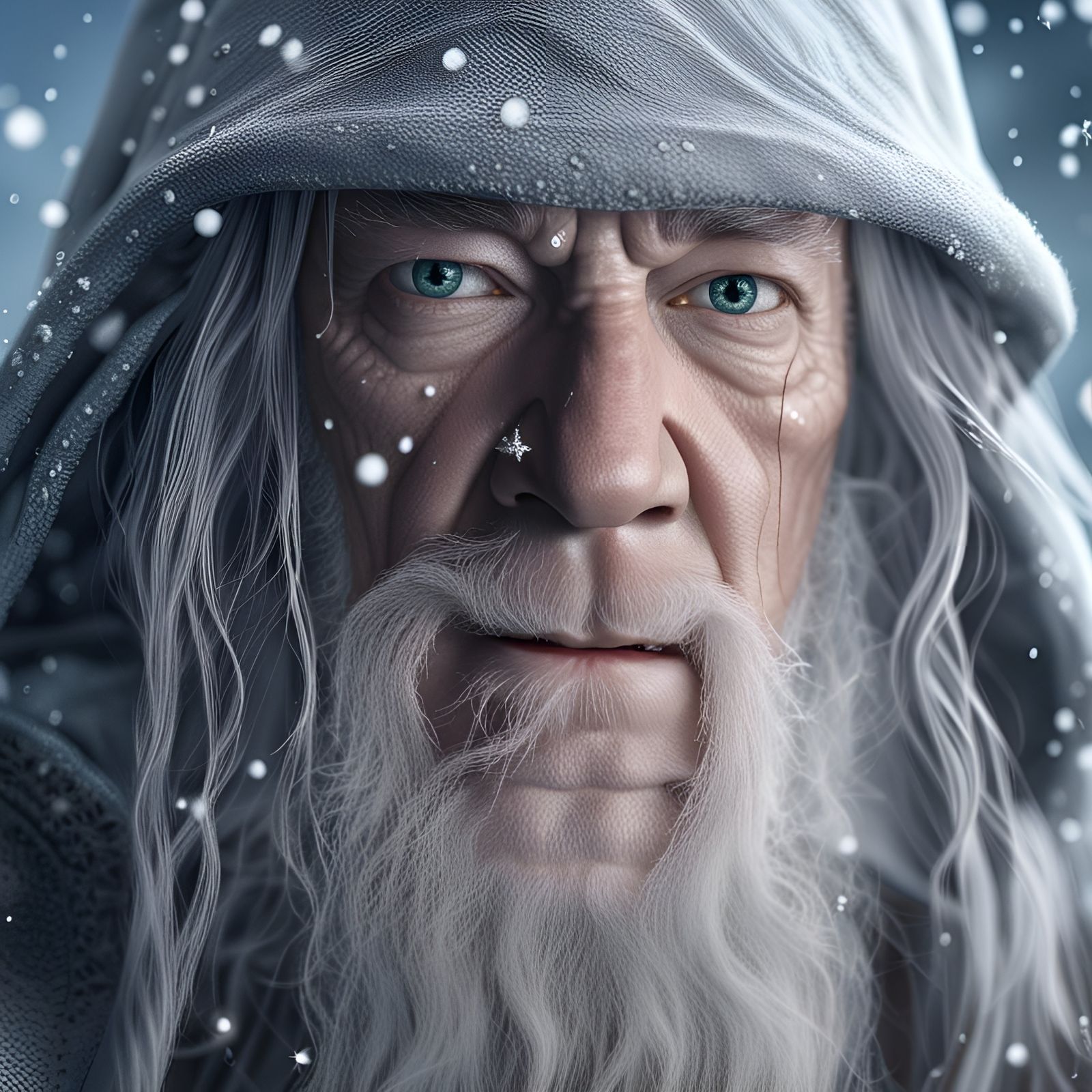 Gandalf portrait - AI Generated Artwork - NightCafe Creator