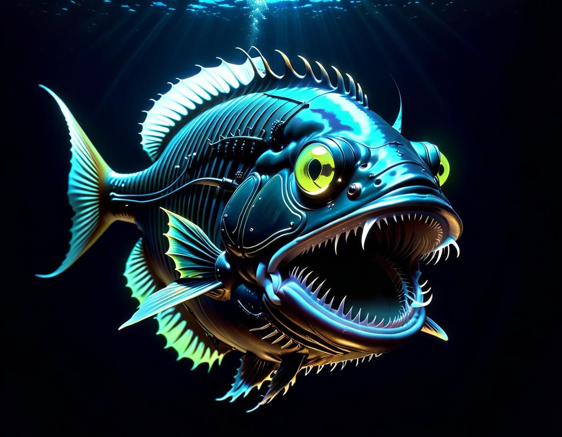 An Anglerfish. - AI Generated Artwork - NightCafe Creator