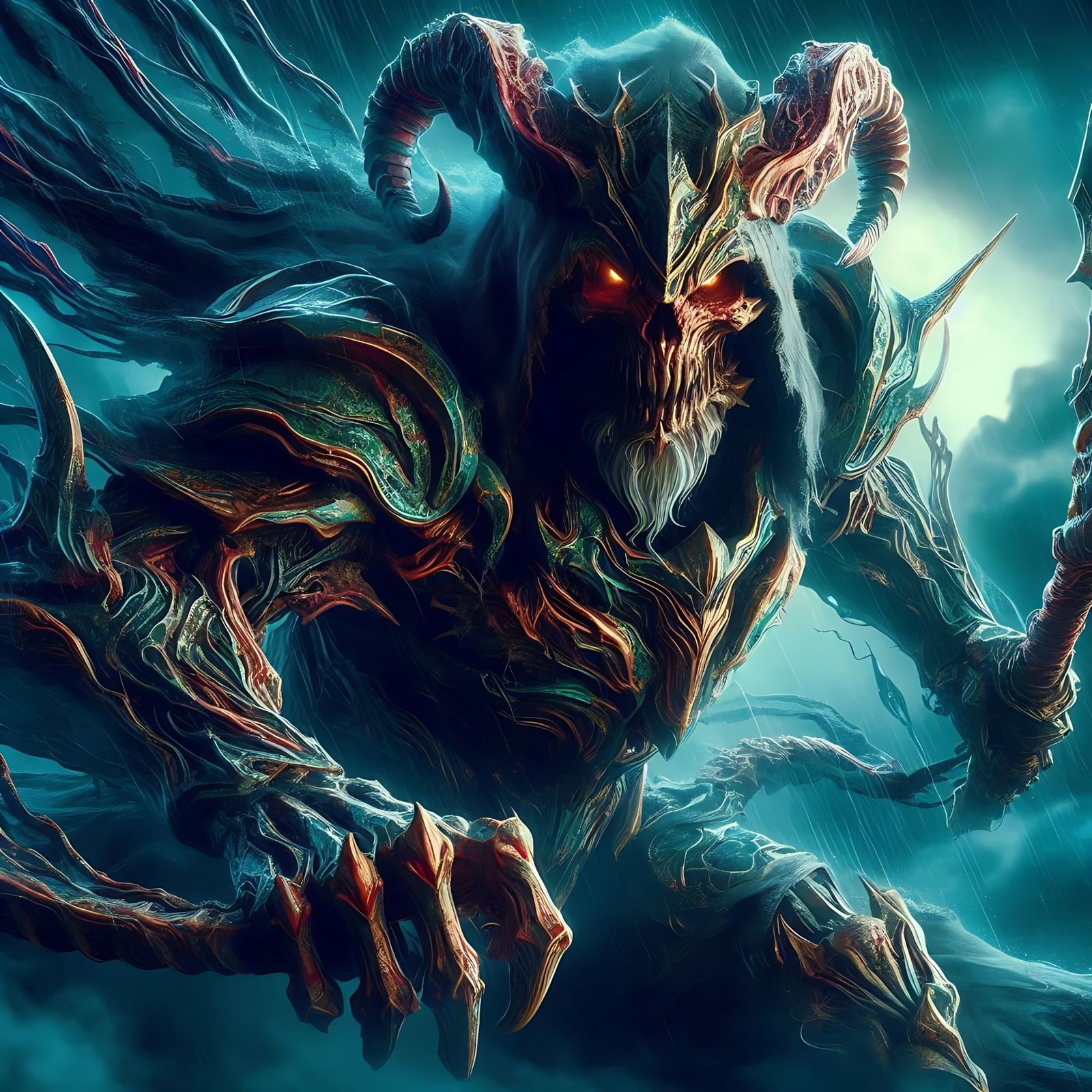 Grotesque Demonic Knight