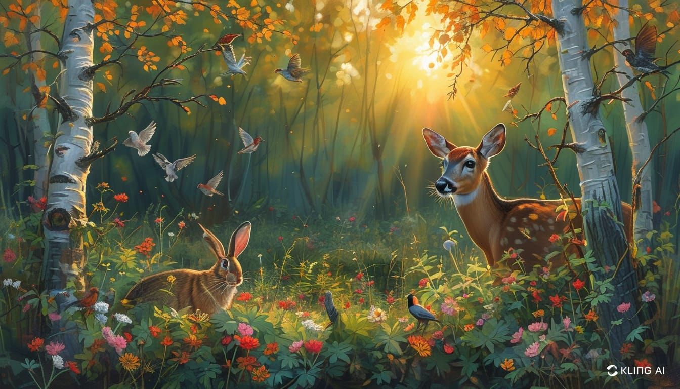 Same scene from KLING.AI