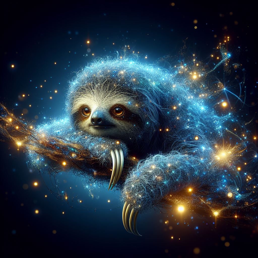 Sparkles the sloth