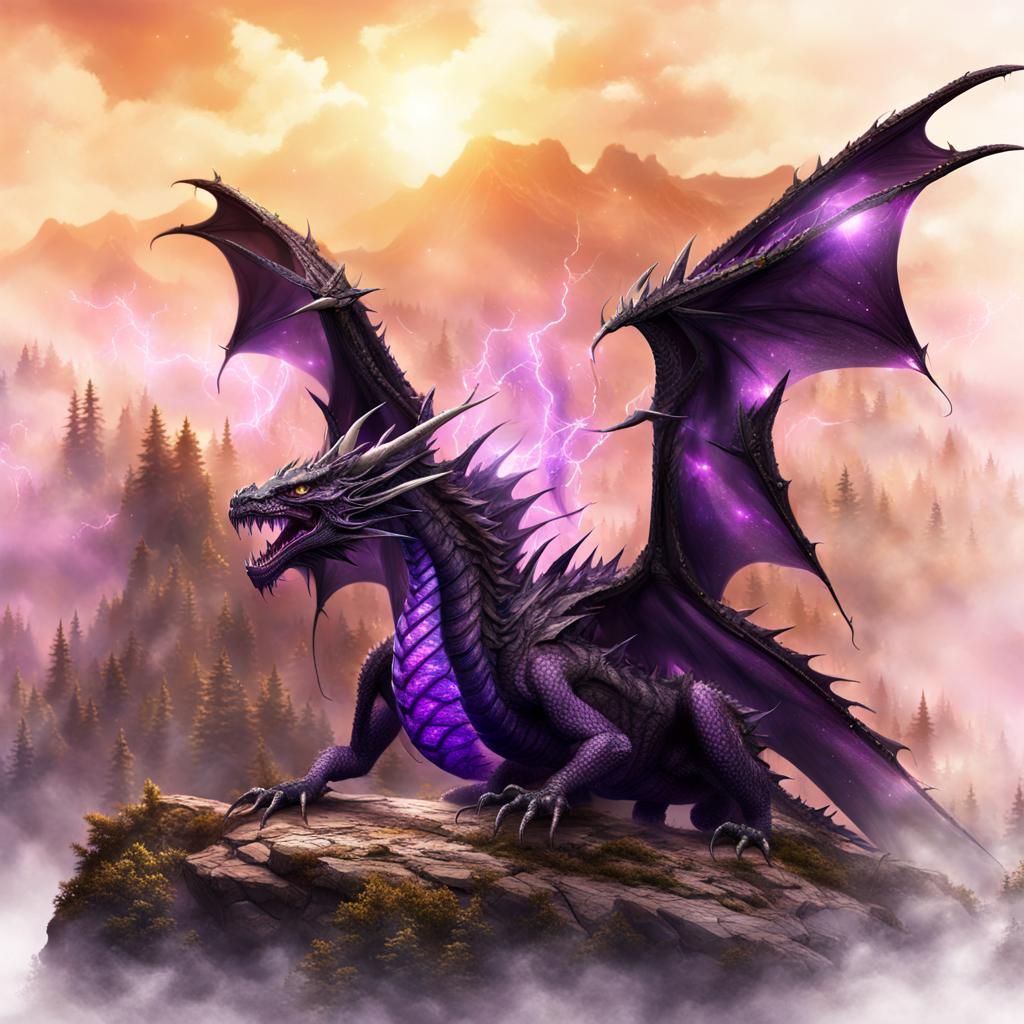 An electric dragon   by @Eclipse