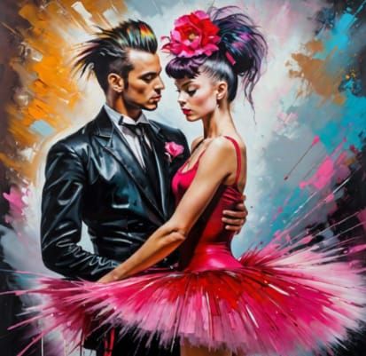 He was Punk And She did Ballet, What More can I say?