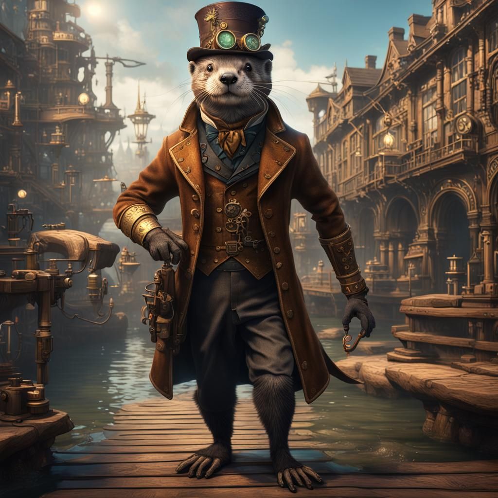 Steampunk Otter
