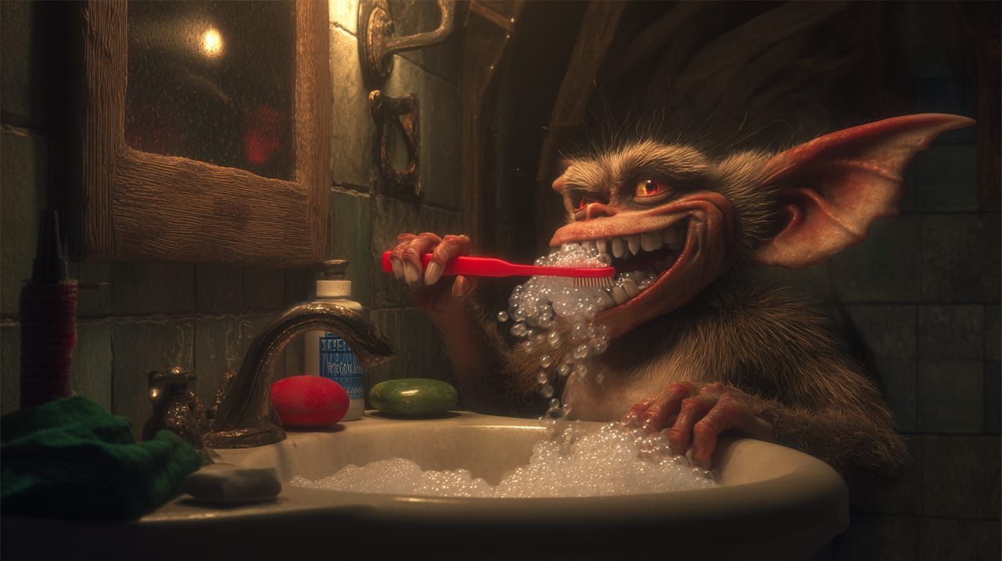 Fairytale Gremlin Brushy Time
