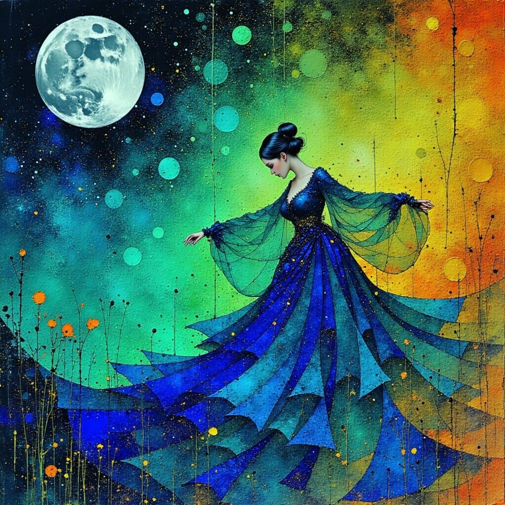 Dancing in the moonlight  by @Bakili