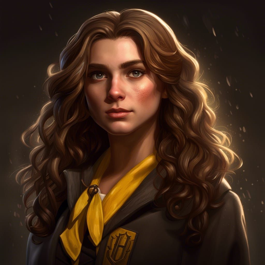 Hufflepuff girl - AI Generated Artwork - NightCafe Creator