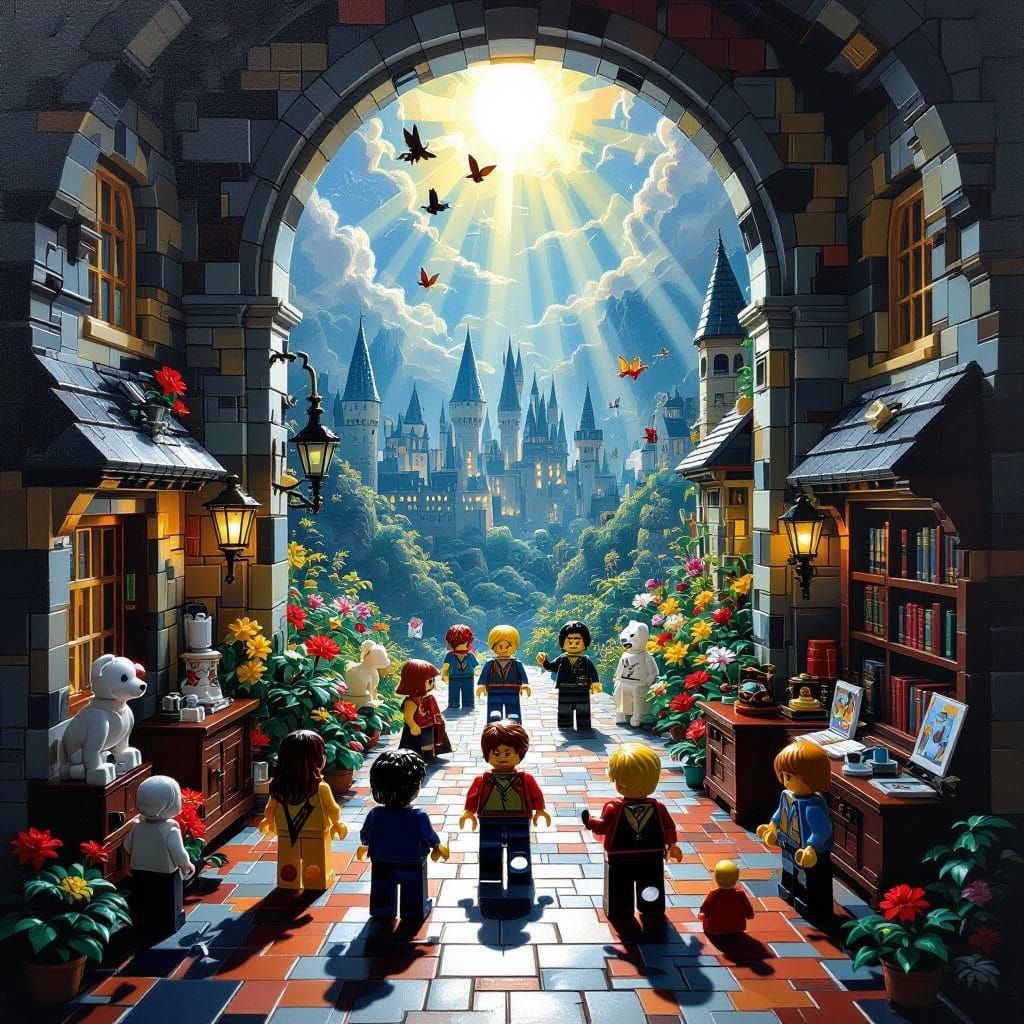 Lego Fantasy World Comes Alive in Vibrant Colors