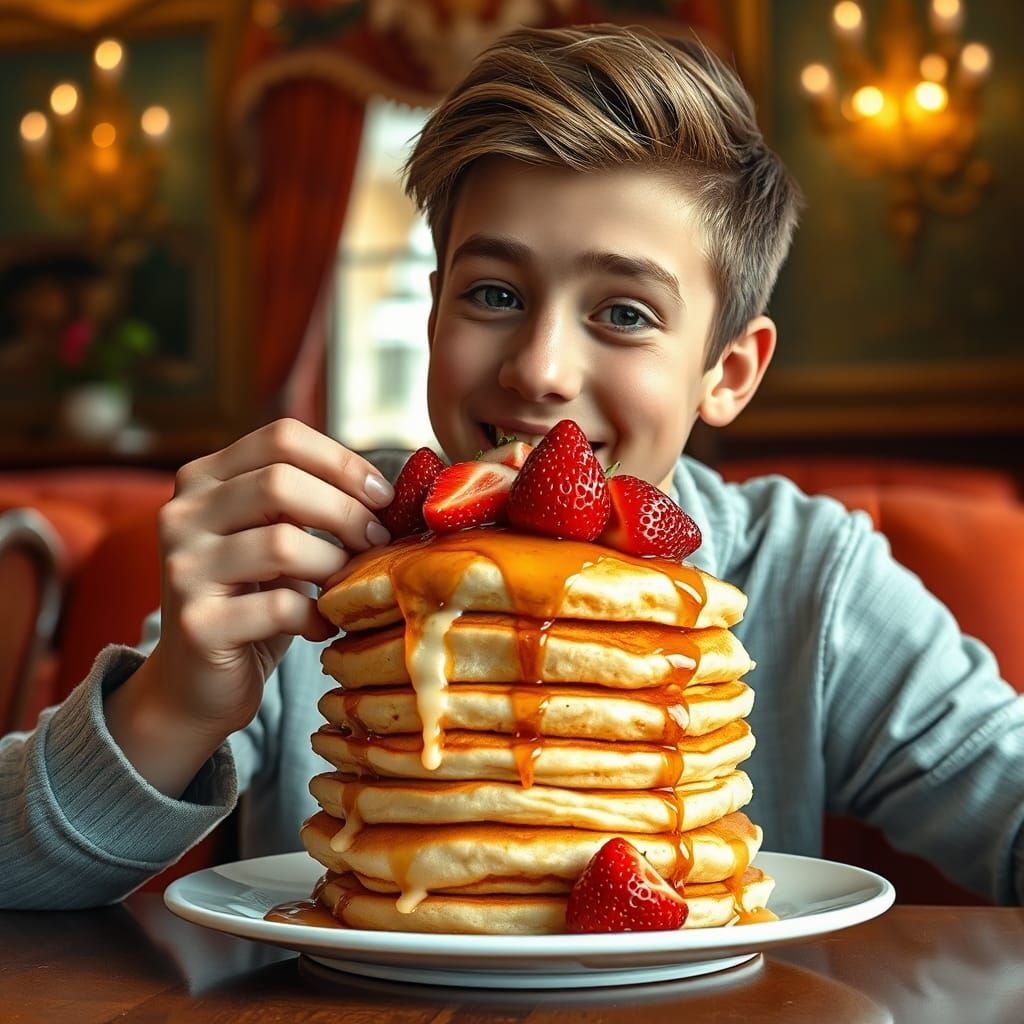 Pancakes in the Style of a Dutch Master