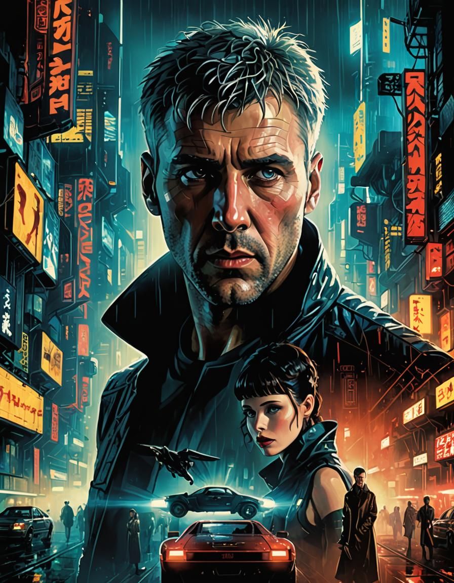 Neo interpretation of "Blade Runner" Movie Poster