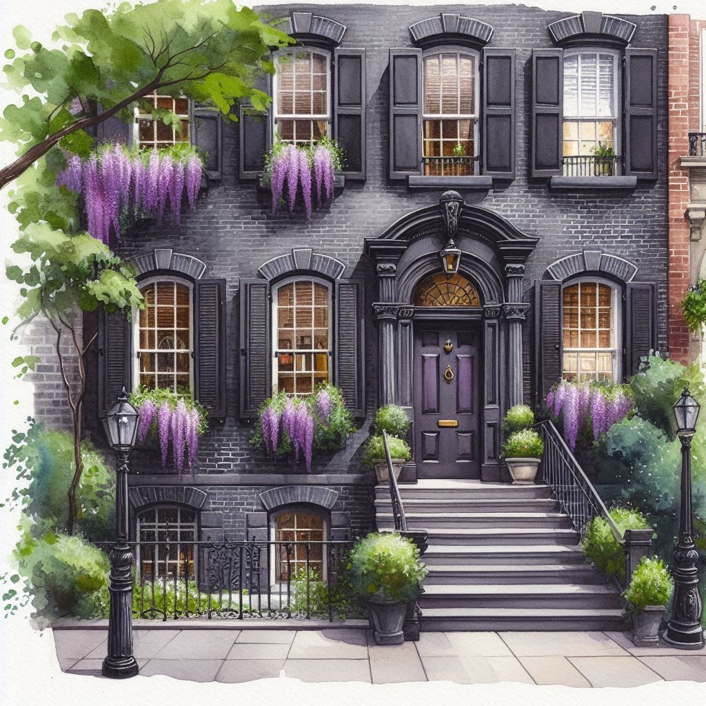 Watercolor residence