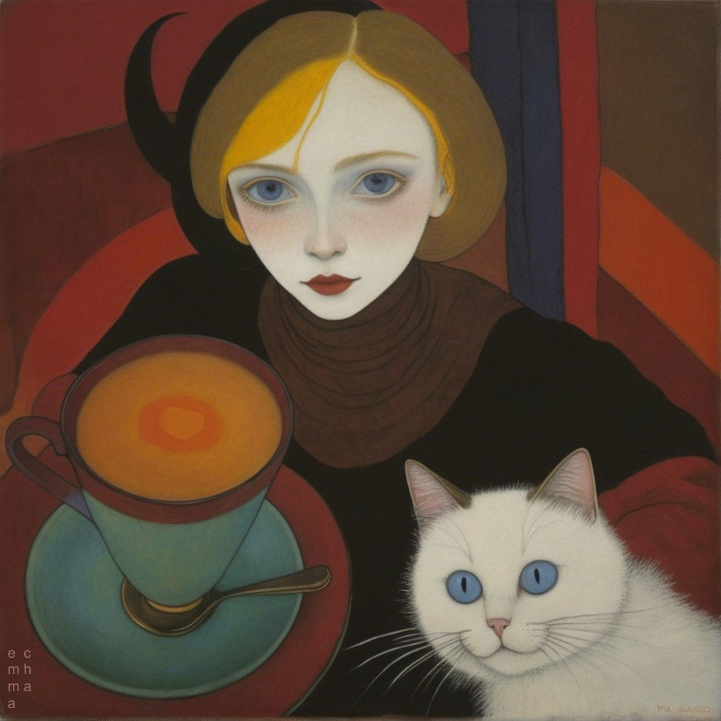 Tea with the Blue-Eyed Companion
