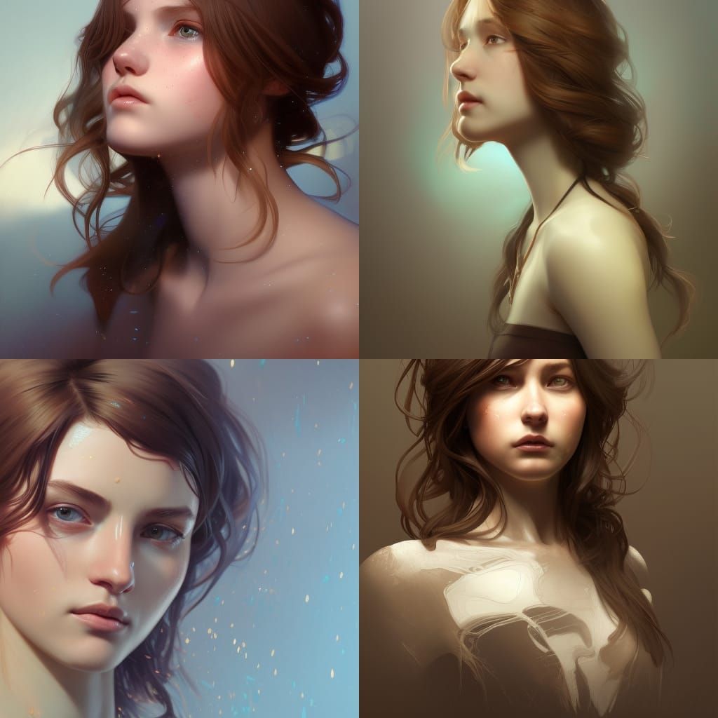 girl with brown hair
