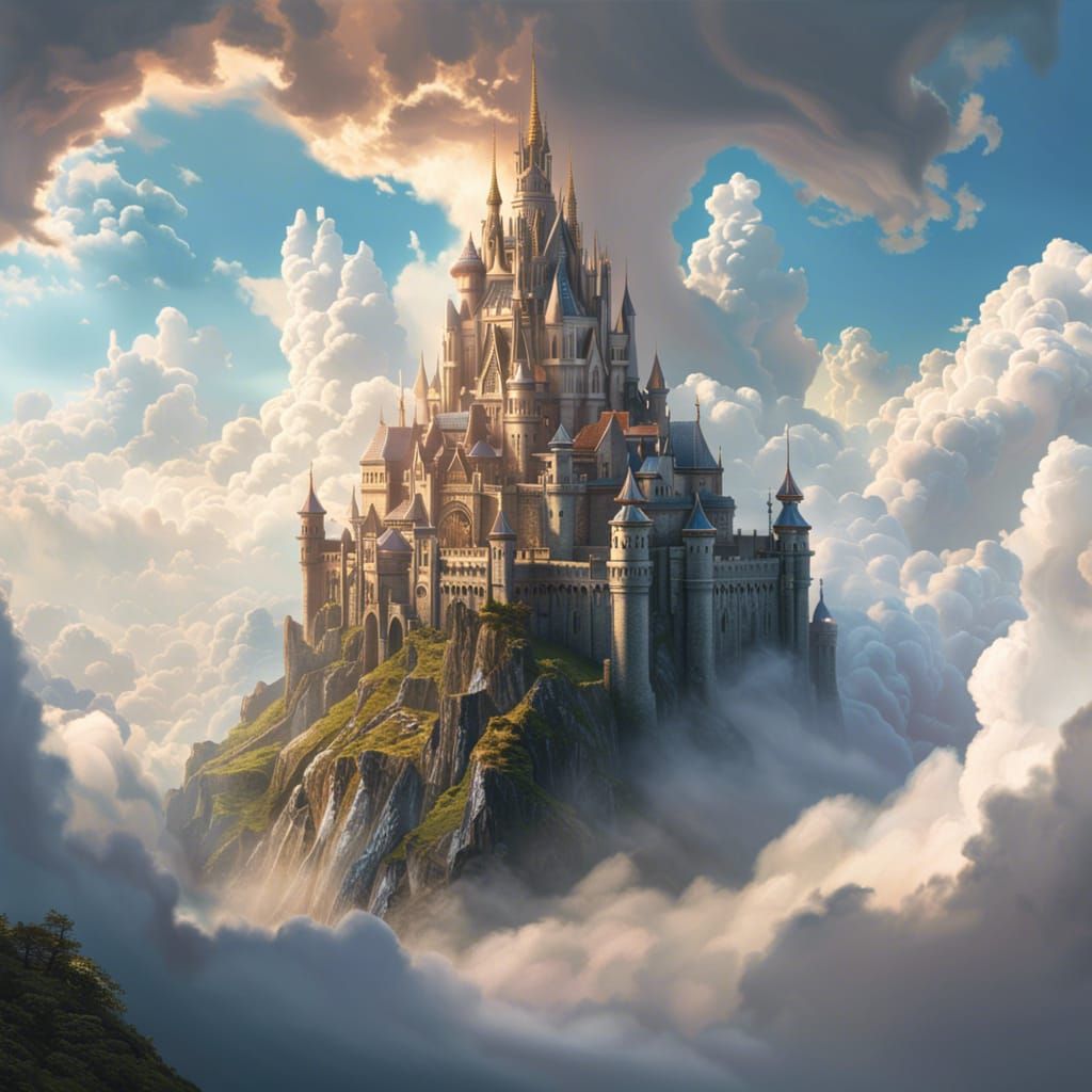 And behind the clouds….  by @Vochomurka