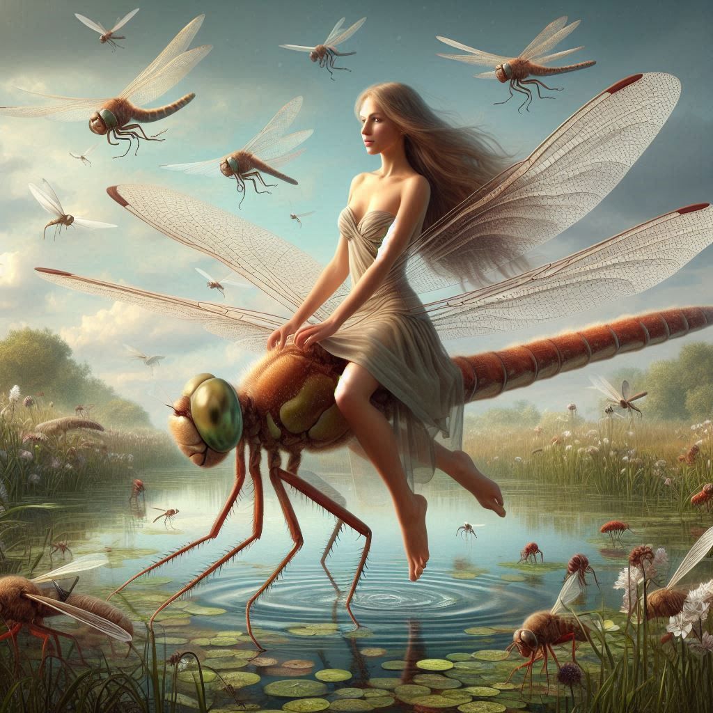 Riding a dragonfly