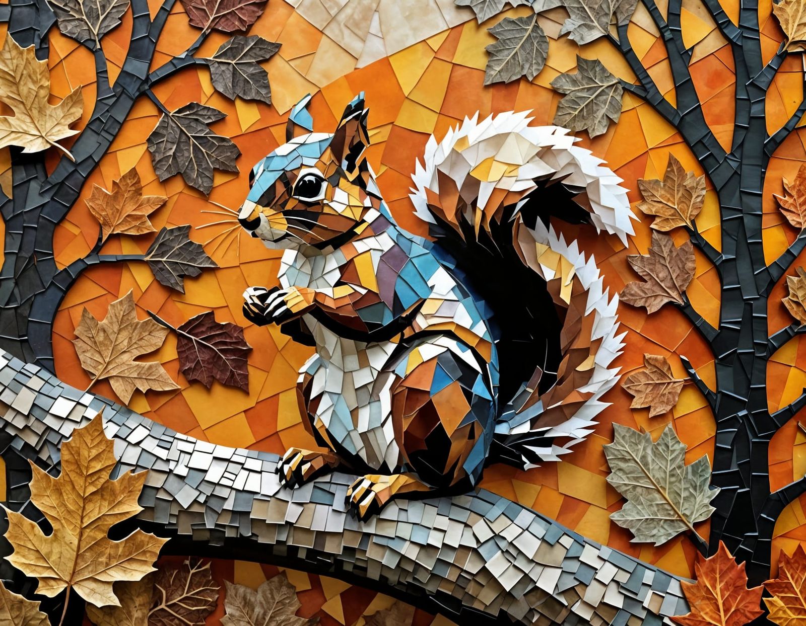 Squirrely Fall Collage 🍁