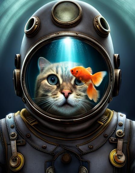Cat diver
