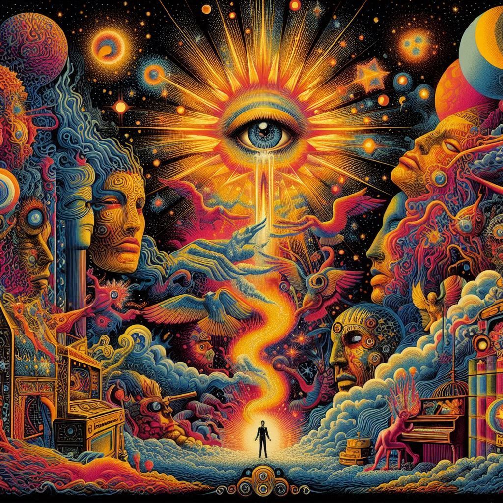 They’ve traded truth for shining signs, Where glitter gleams and smoke entwines. Reality slips, a fading dream, Replaced...