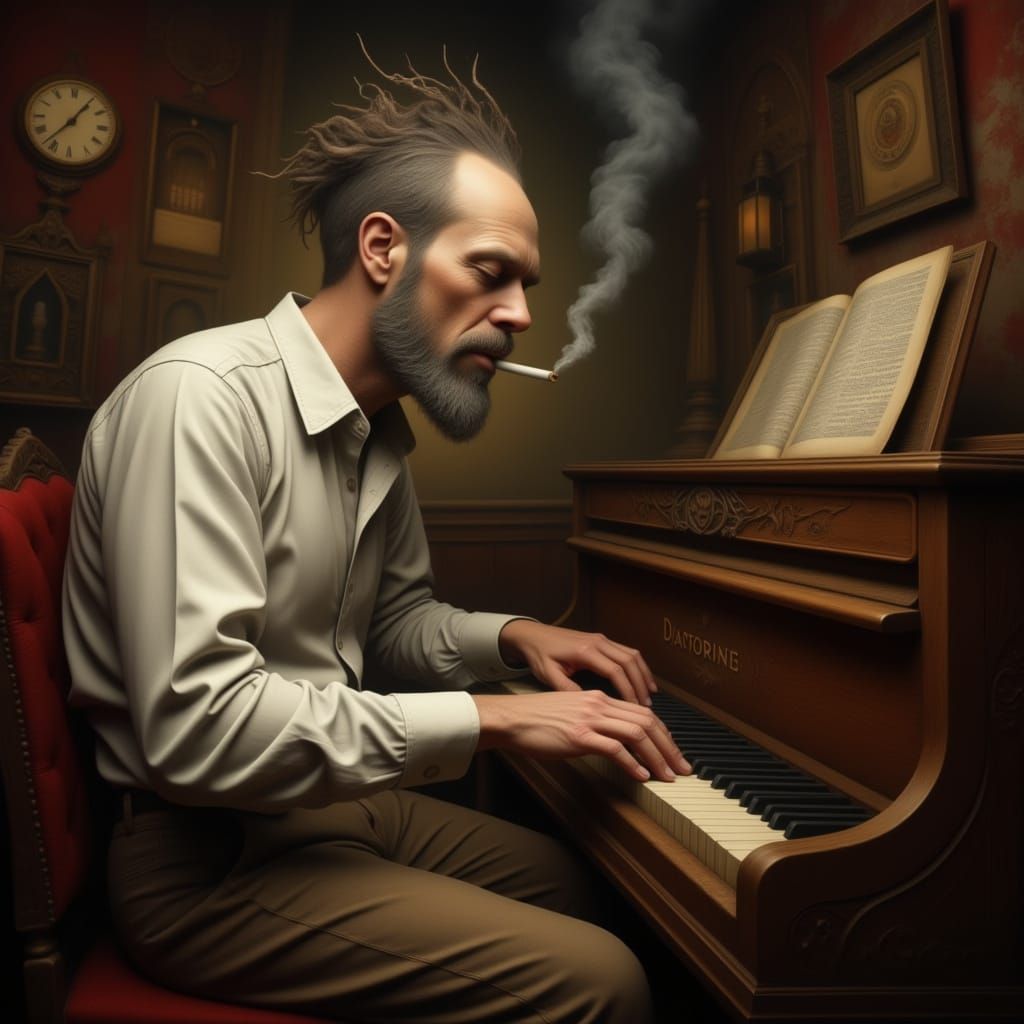 <lora:The Atherns Flux:1.0> The Pianist