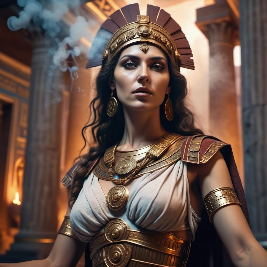 Priestess of Isis and Serapis - AI Generated Artwork - NightCafe Creator