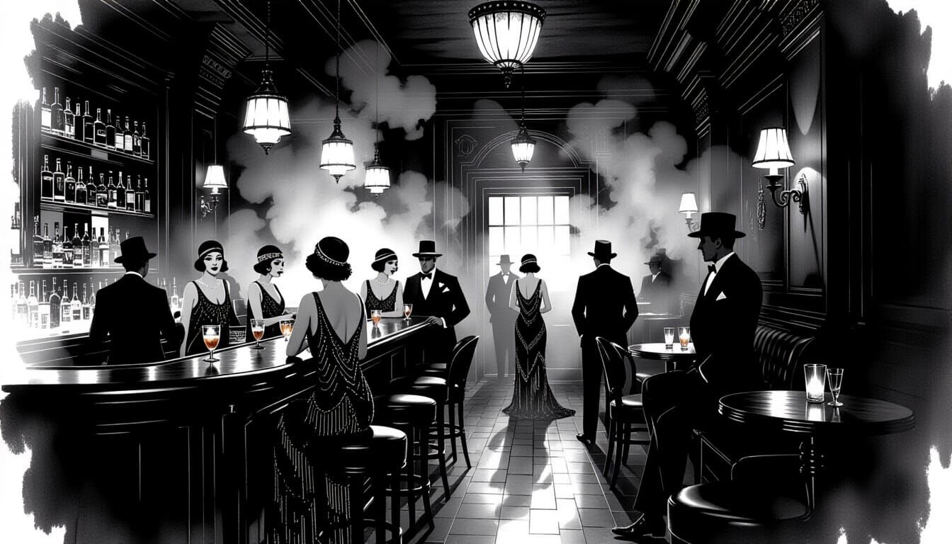 1920s speakeasy  by @KrisB
