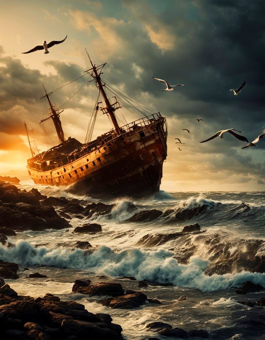 Shipwreck  by @Daleone