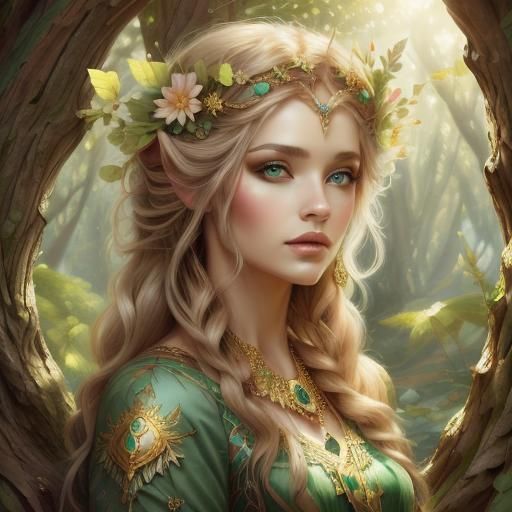 <lora:Fairy portrait:1.0> beautiful Fairy portrait pretty eyes pretty hair pretty clothes 