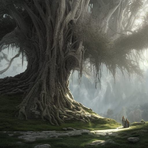 Lord of the ring - Fangorn forest  by @Jack Huang