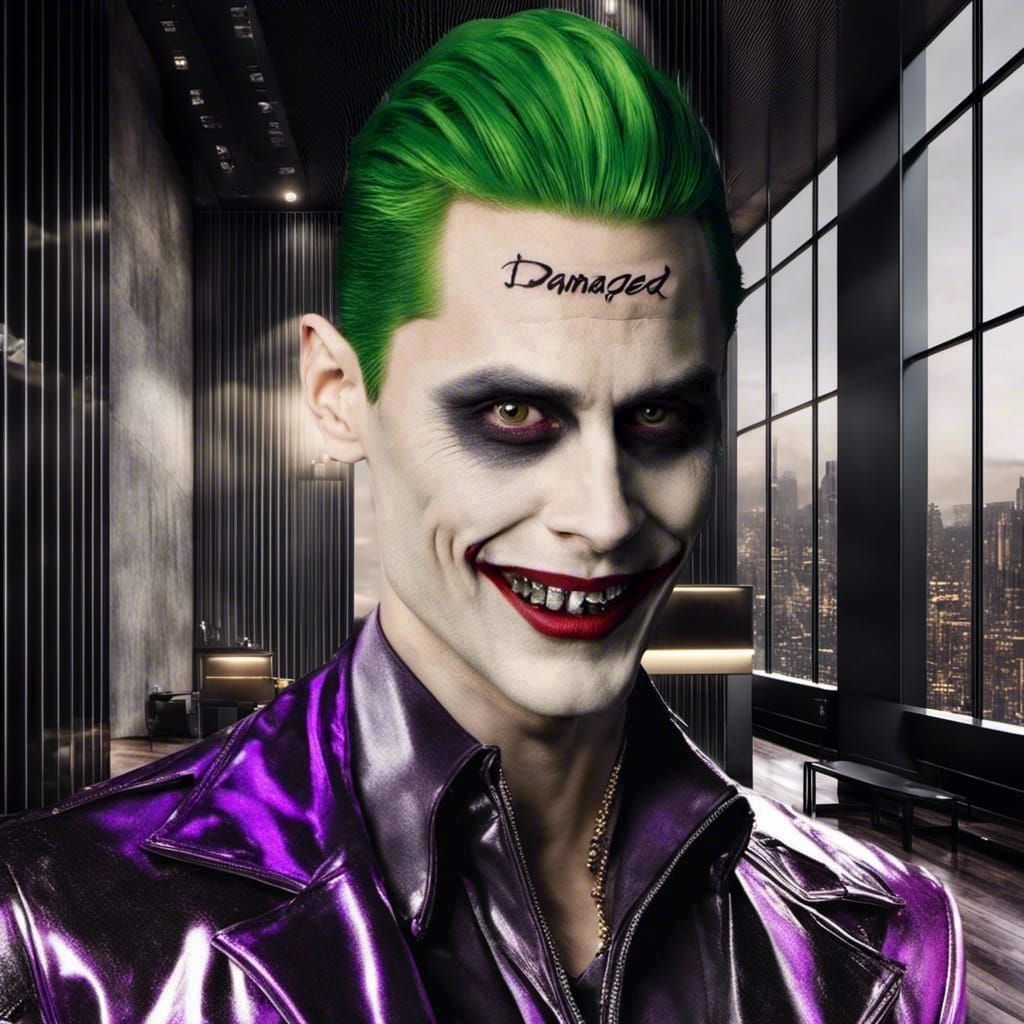 Jared Leto as the Joker from 