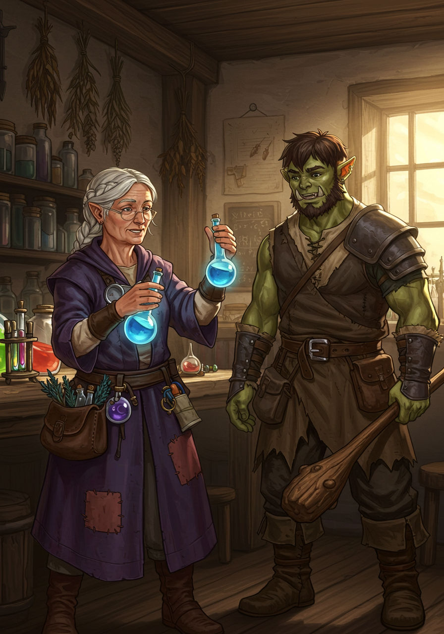 The Alchemist and the Half-Orc