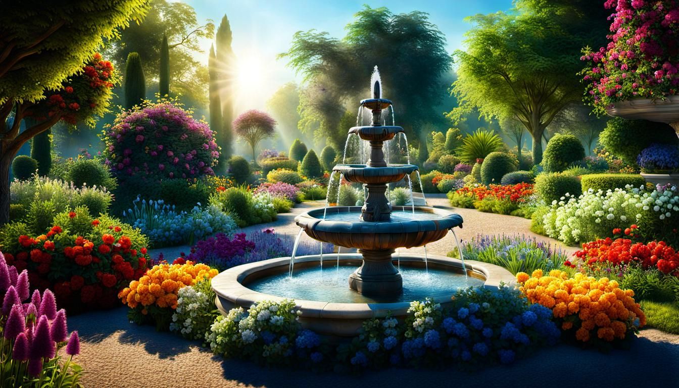 Spring Garden  by @Wesker