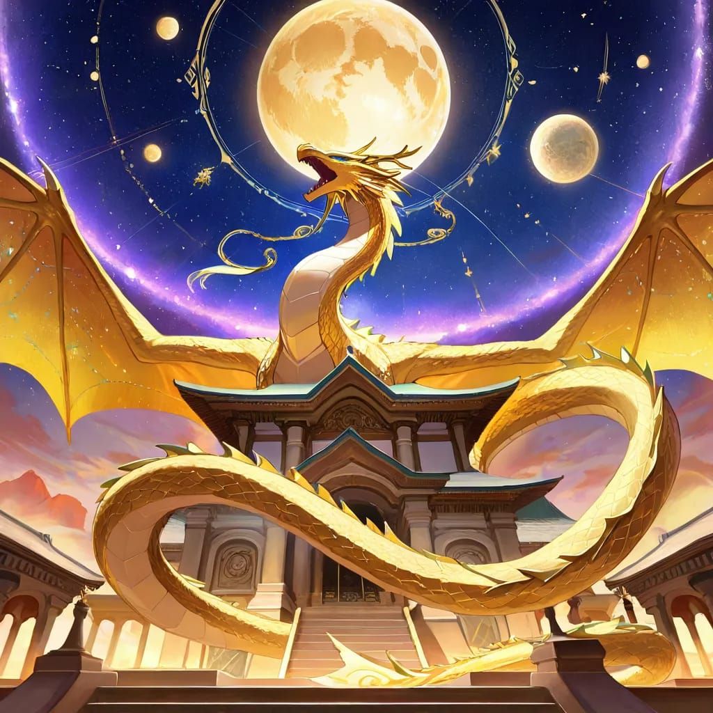 Dragon Guardian of the moon temple 🐲
