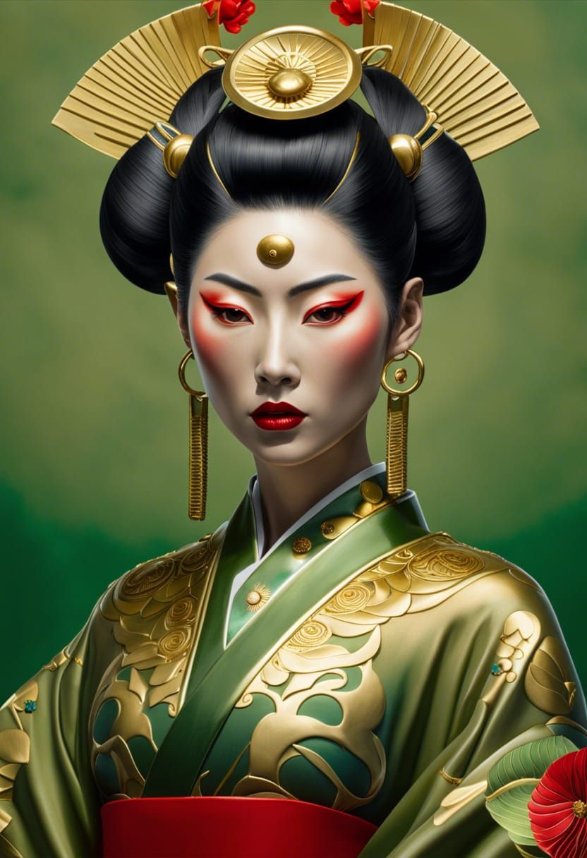 Japanse Empress - AI Generated Artwork - NightCafe Creator