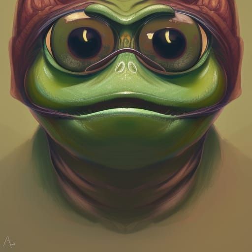 Pepe the frog  by @Malefikia