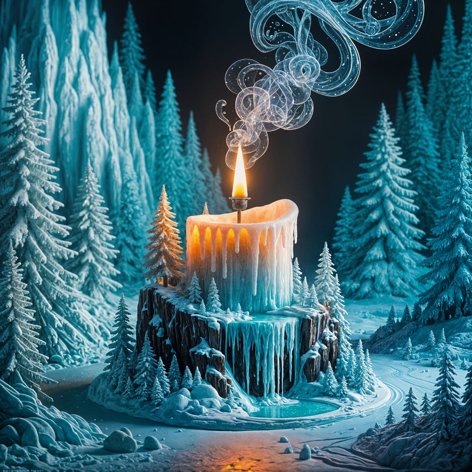 The Flame of Frozen Realms  by @Hedgehog
