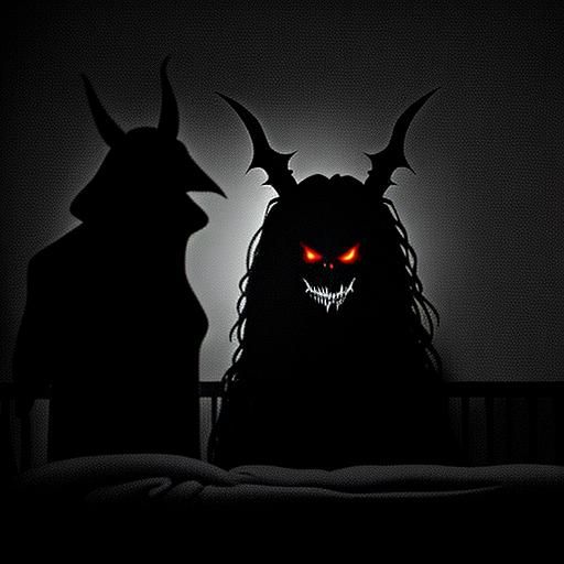 Absolutely horrifying evil sleep paralysis demon totally hea...