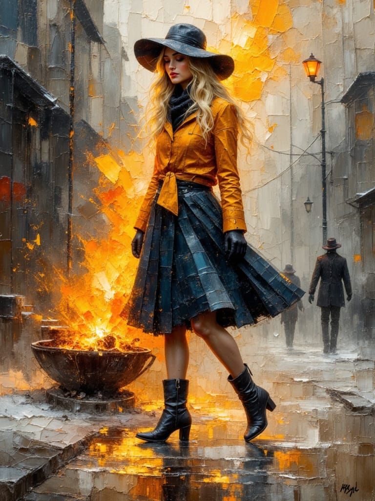 By the fire!  by @Sunil