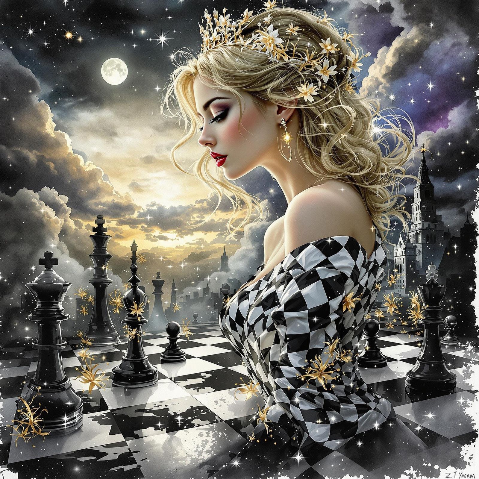 Queen's Move  by @Velena