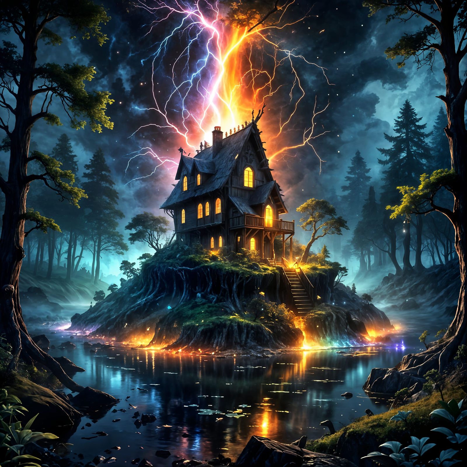 Mystical island  by @N-Irene