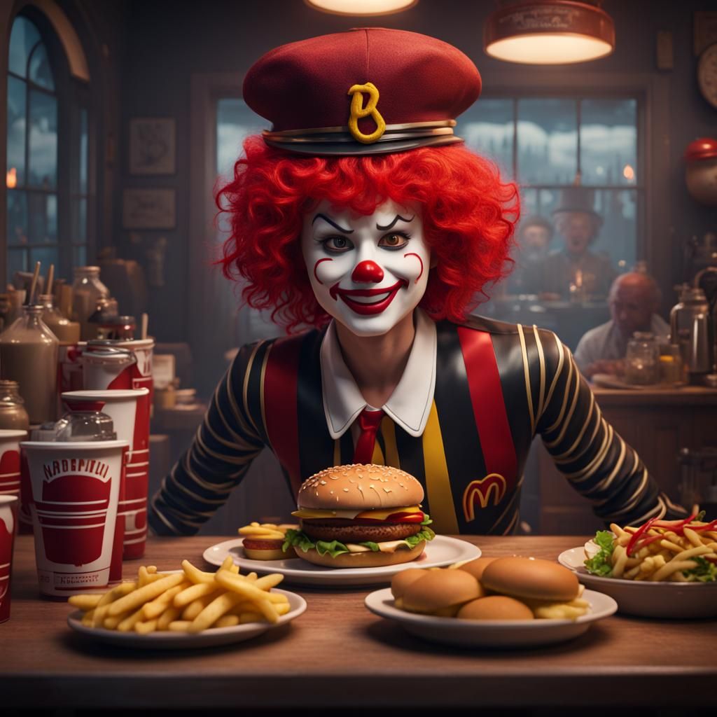 Not so happy meal - AI Generated Artwork - NightCafe Creator