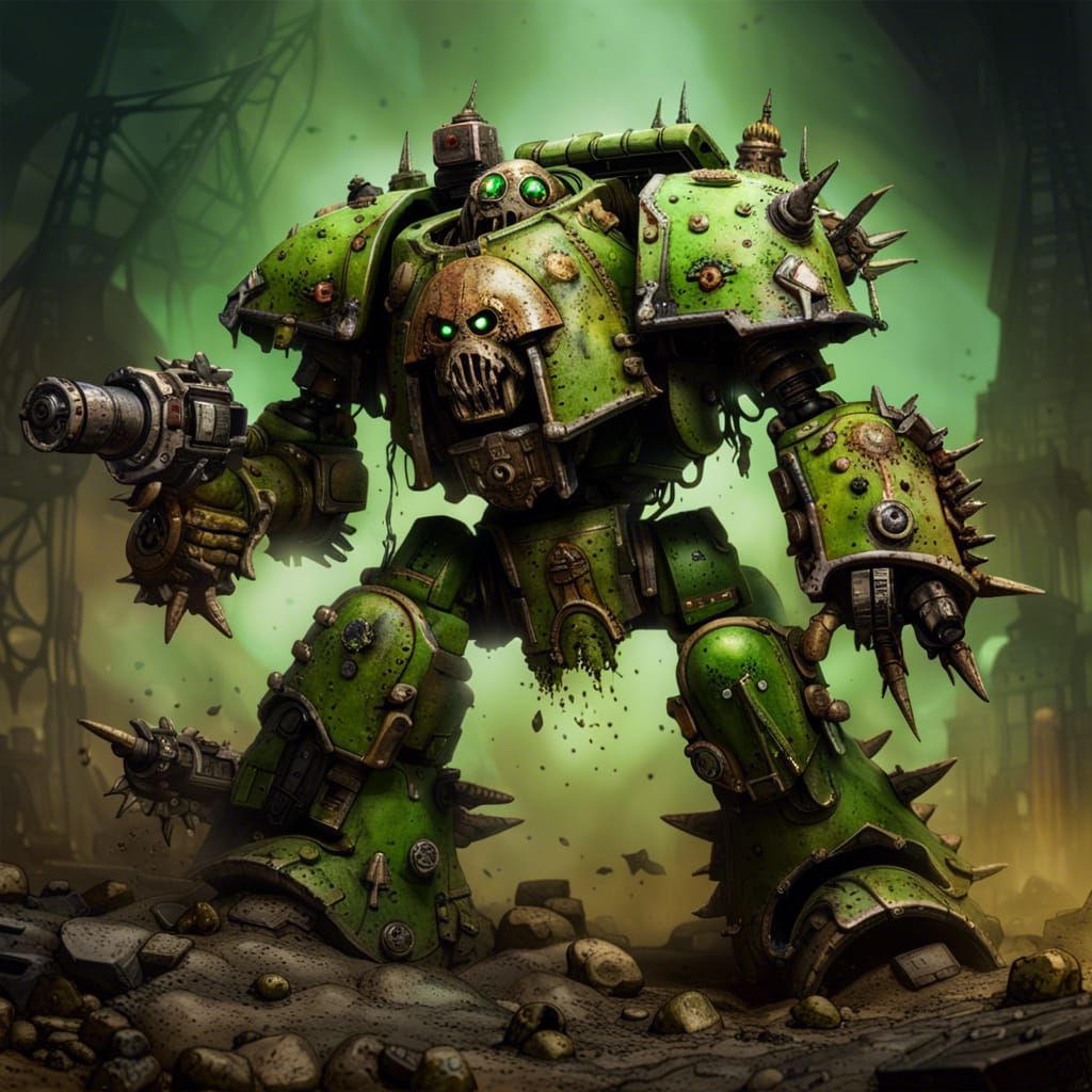 Death Guard Dreadnought. #deathguard #nurgle #warhammer40k : r/Warhammer40k