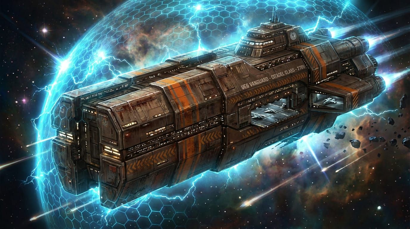 Colossal citadel-class starship