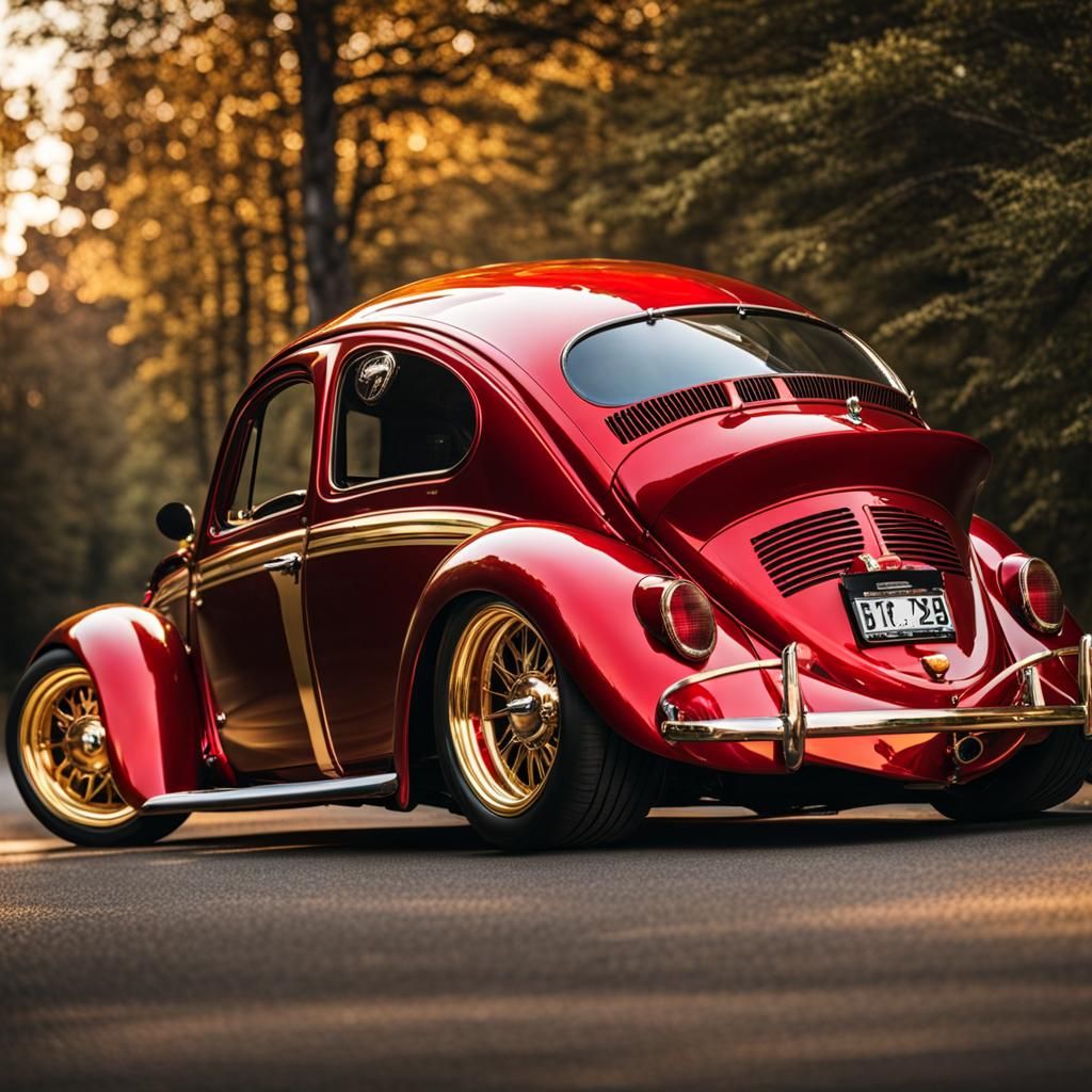 Red VW Bug