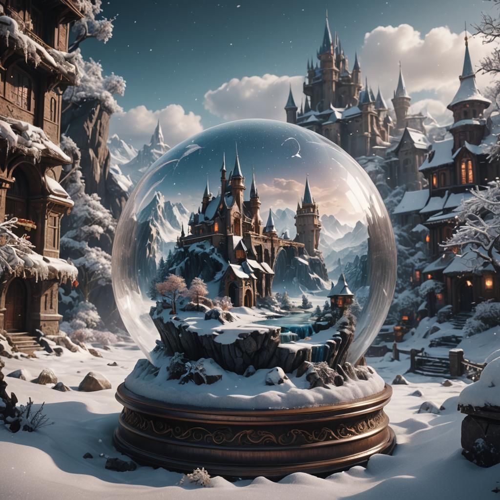 Another world in a Snow Globe