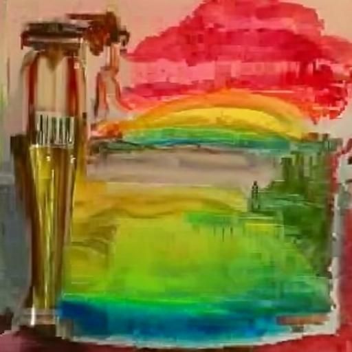 Rainbows end pre-raphaelitism watercolor wet brush 3Delight ...