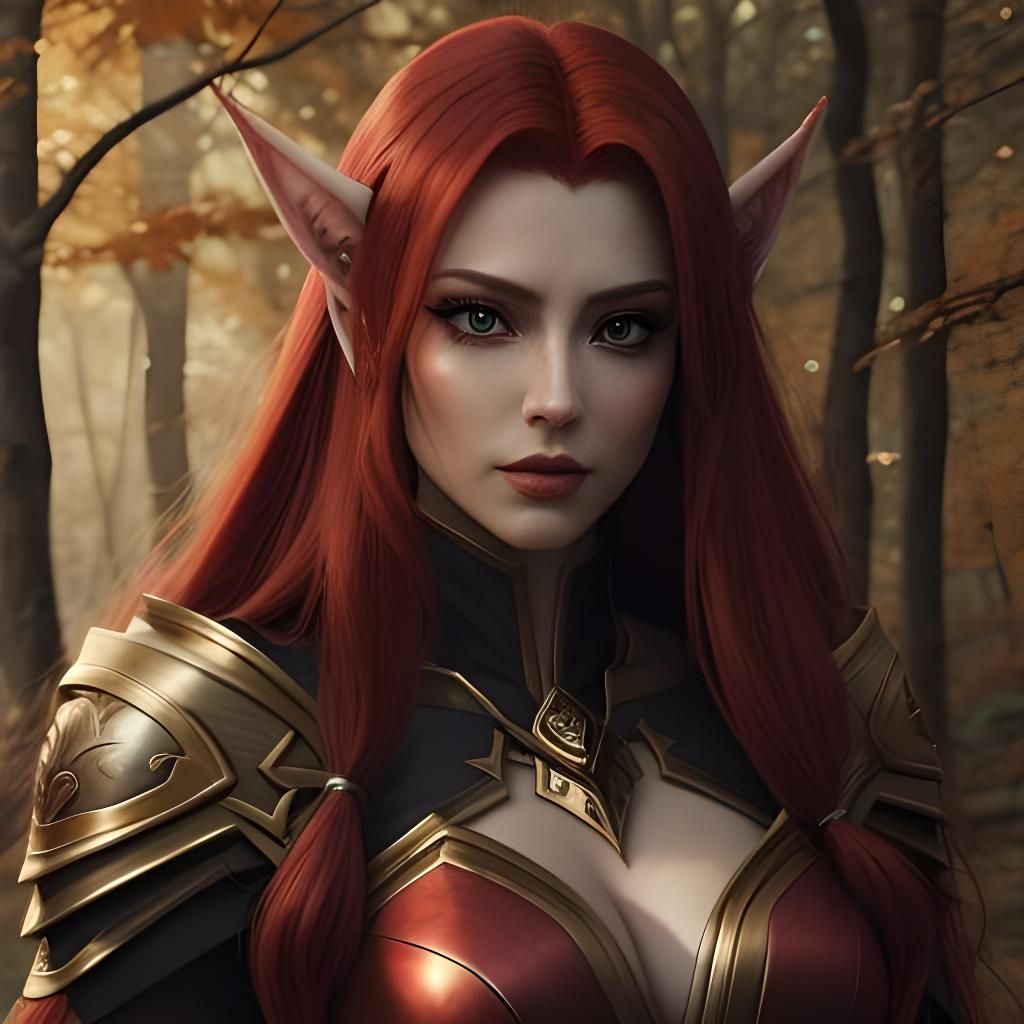 Blood Elf - AI Generated Artwork - NightCafe Creator