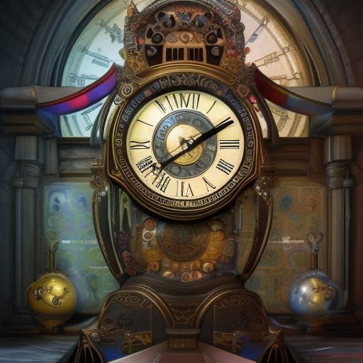 Wacky Clock Museum Clock - AI Generated Artwork - NightCafe Creator